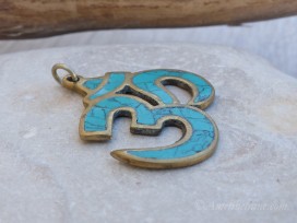 PD94 Pendentif Tibétain Om