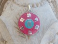 PD97 Pendentif Tibétain Mantra Kalachakra