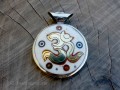 PD101 Pendentif Om Mantra Yin Yang
