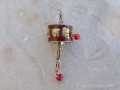 PD103 Pendentif Tibétain Roue à Prières