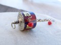 PD104 Pendentif Tibétain Roue à Prières
