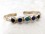 BRD341 Bracelet Tibétain Métal Argenté Cuivre Laiton