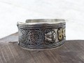 BRD348 Bracelet Tibétain Filigranes Mantra