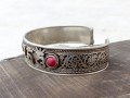 BRD349 Bracelet Tibétain Filigranes Mantra Dragon