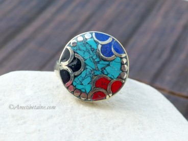 BD112 Bague Tibétaine