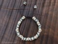 BrMala301 Bracelet Mala Os de Buffle