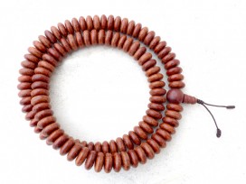 Mala107 Mala de Prières Bois Tibet
