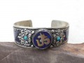 BRD358 Bracelet Tibétain Om