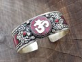 BRD359 Bracelet Tibétain Om