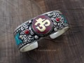 BRD361 Bracelet Tibétain Om