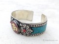 BRD361 Bracelet Tibétain Om