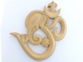 Om17 Om Ganesh en Bois