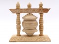 RP107 Roue à Prières Tibétaine Mantra en Bois