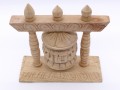 RP107 Roue à Prières Tibétaine Mantra en Bois