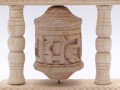 RP108 Roue à Prières Tibétaine Mantra en Bois