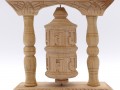 RP109 Roue à Prières Tibétaine Mantra en Bois