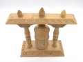 RP109 Roue à Prières Tibétaine Mantra en Bois