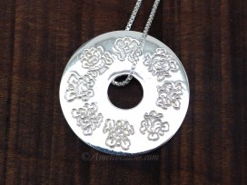 PA397 Pendentif Argent Massif Astamangala