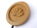 DDD84 Sculpture Fleur de Lotus Bois Exotique