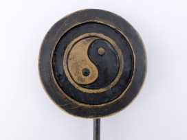 DDD88 Sculpture Yin Yang Bois Exotique