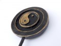 DDD88 Sculpture Yin Yang Bois Exotique