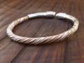 BRA75 Bracelet Eléphant 3 Métaux: Argent, Laiton et Cuivre
