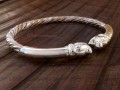 BRA75 Bracelet Eléphant 3 Métaux: Argent, Laiton et Cuivre