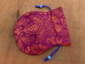 PochTib74 Petite Pochette Tibétaine pour Mala