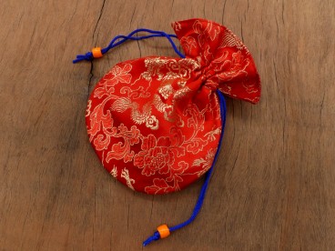 PochTib80 Petite Pochette Tibétaine pour Mala