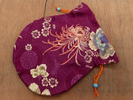 PochTib92 Pochette Tibétaine pour Mala