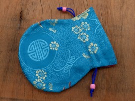PochTib95 Petite Pochette Tibétaine pour Mala
