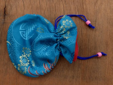 PochTib95 Petite Pochette Tibétaine pour Mala