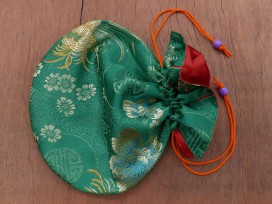 PochTib117 Pochette Tibétaine pour Mala