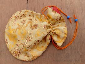 PochTib119 Pochette Tibétaine pour Mala