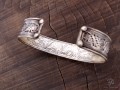 BRD349 Bracelet Tibétain Filigranes Mantra Dragon