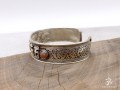 BRD349 Bracelet Tibétain Filigranes Mantra Dragon