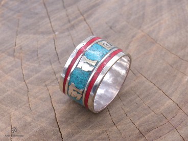 BD88 Bague Tibétaine Mantra