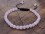 BrMala283 Bracelet Mala Quartz Rose. 21 cm