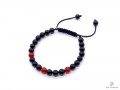 BrMala237 Bracelet Onyx Cornaline