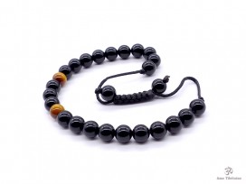 BrMala249 Bracelet Onyx Oeil de Tigre