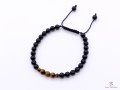 BrMala281 Bracelet Onyx Oeil de Tigre
