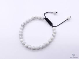 BrMala288 Bracelet Mala Howlite