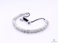 BrMala288 Bracelet Mala Howlite