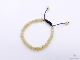 BrMala300 Bracelet Mala Jade Jaune. 20 cm