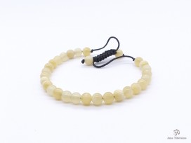 BrMala300 Bracelet Mala Jade Jaune. 20 cm