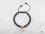BrMala232 Bracelet Onyx Oeil de Tigre Om Argent Massif