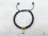 BrMala250 Bracelet Onyx Oeil de Tigre Bouddha Argent Massif