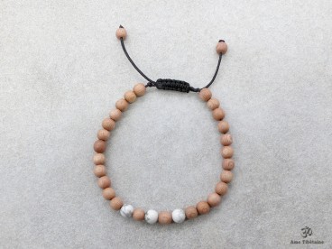 BrMala289 Bracelet Bois Howlite
