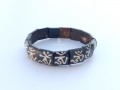 BRD373 Bracelet Os de Buffle Om