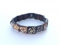 BRD374 Bracelet Os de Buffle Om